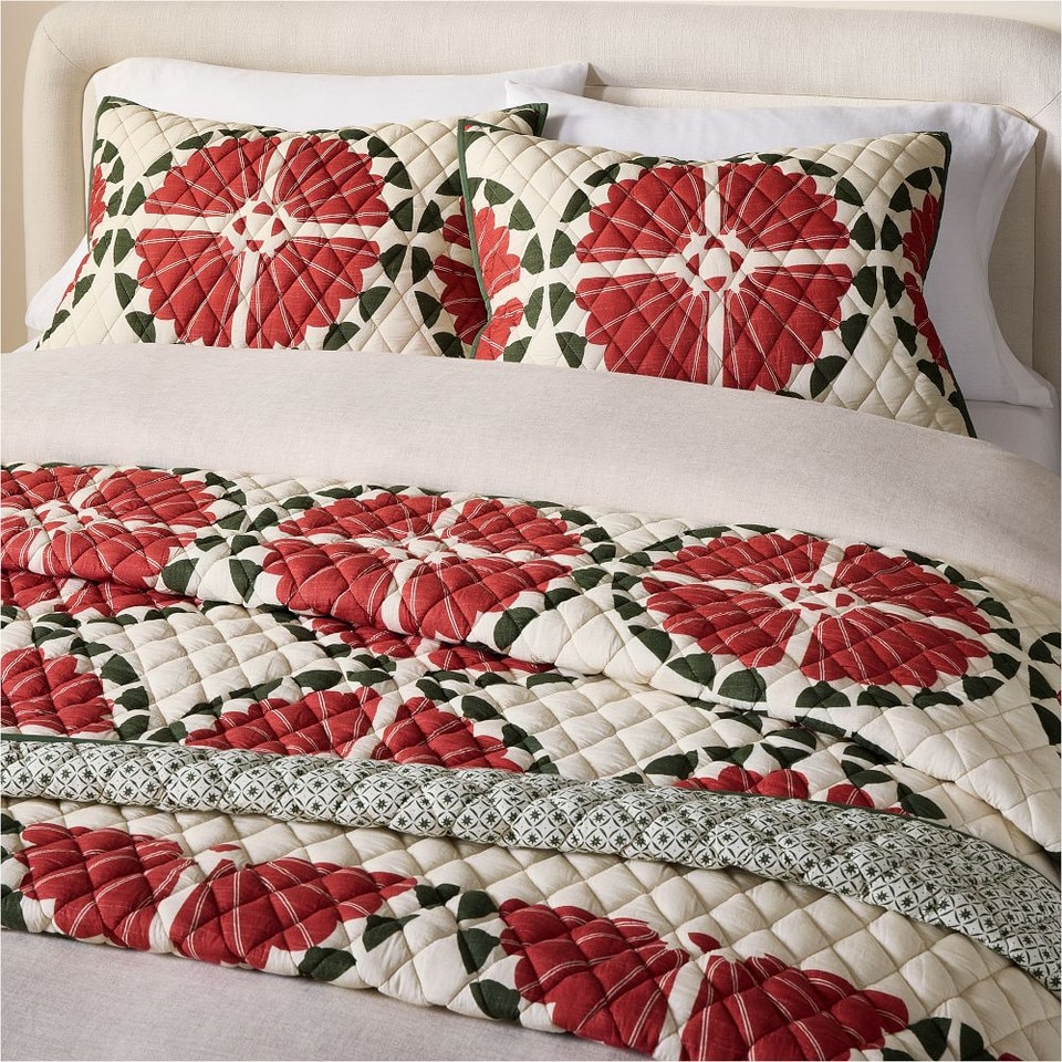 Andrew Ludick Folk Bedspread & Pillowcases