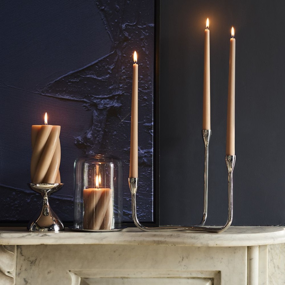 Chunky Twist Pillar Candles