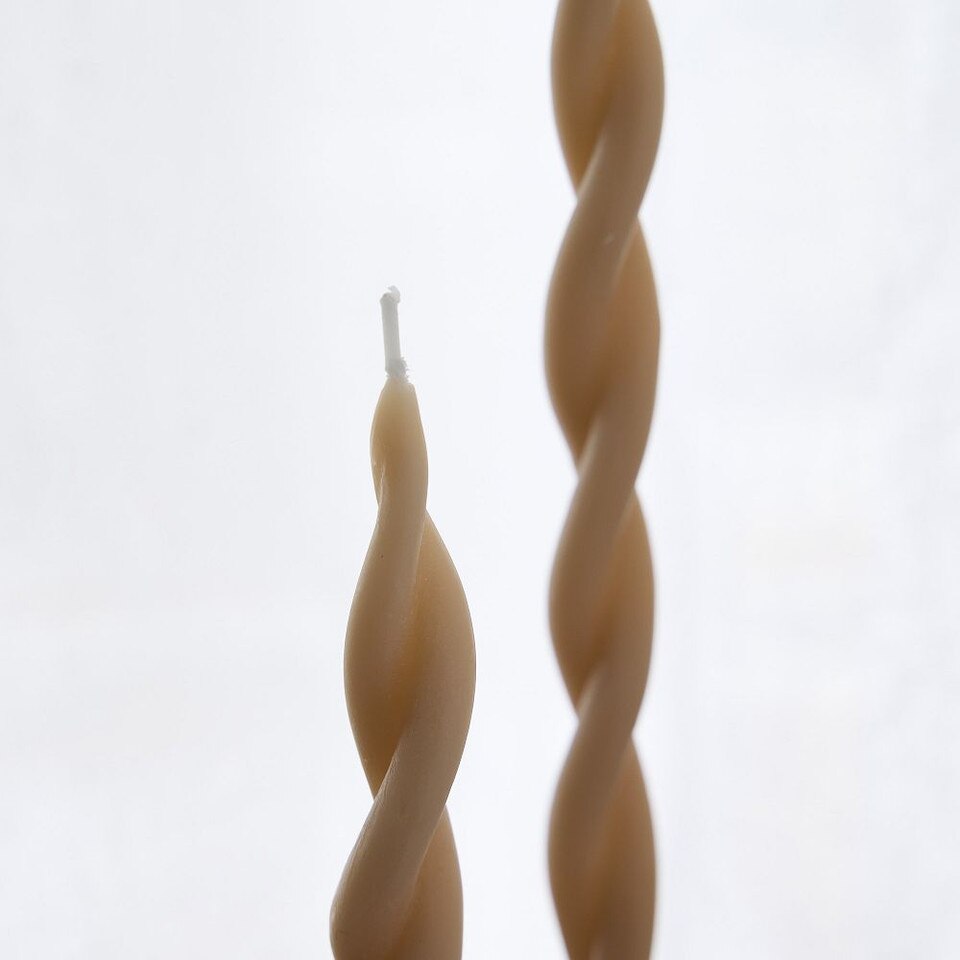 Double Twist Taper Candles (Set of 6)