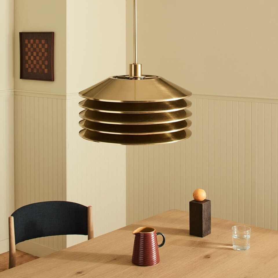 Marcus Samuelsson Layered Brass Pendant (46 cm)