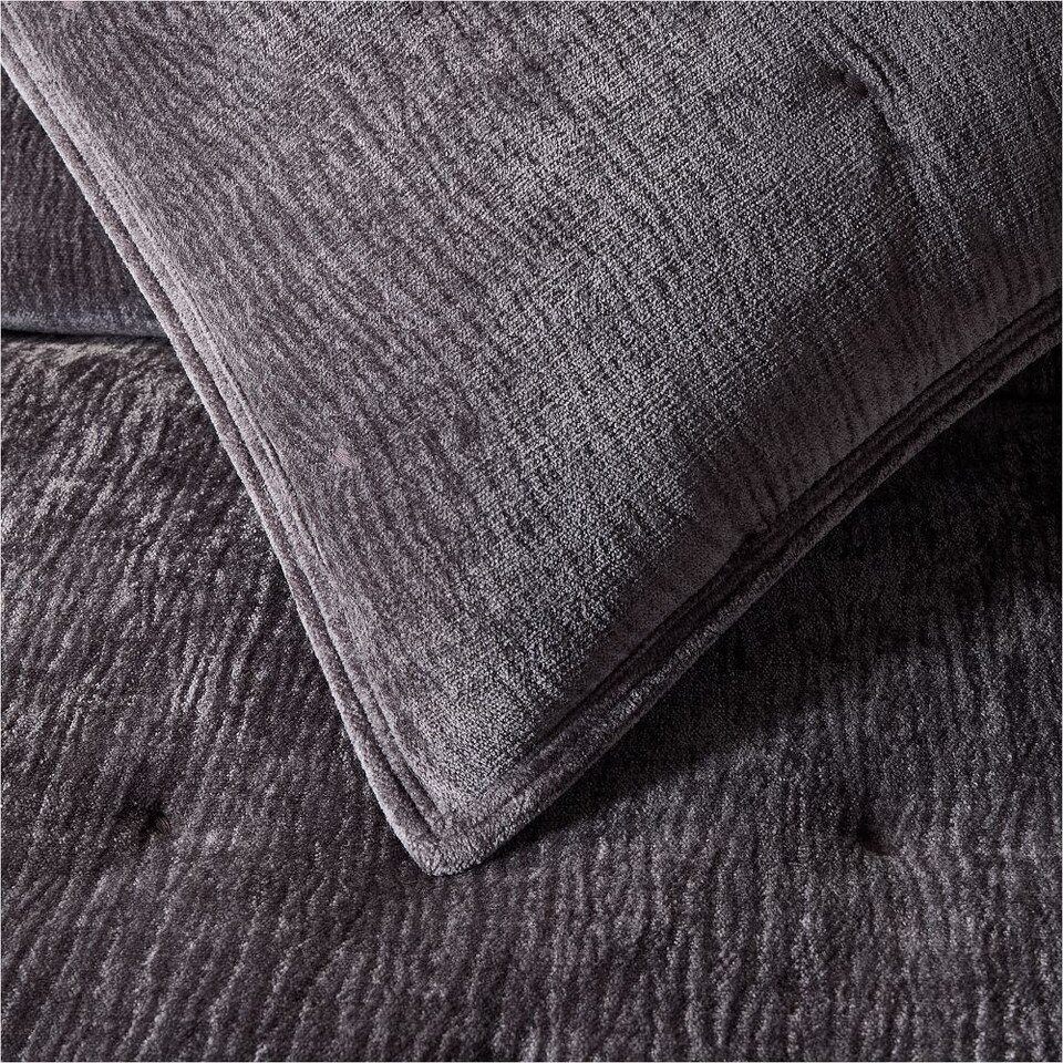 Striated Chenille Tack Stitch Bedspread & Pillowcases